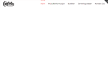 Tablet Screenshot of charlottesiskrem.no